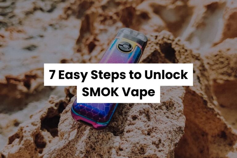 How to Unlock SMOK Vape