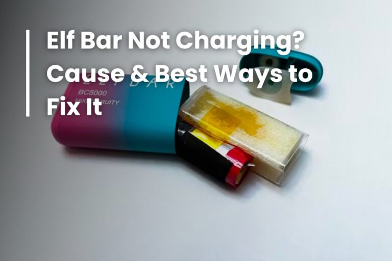 Elf Bar Not Charging Cause & Best Ways to Fix It