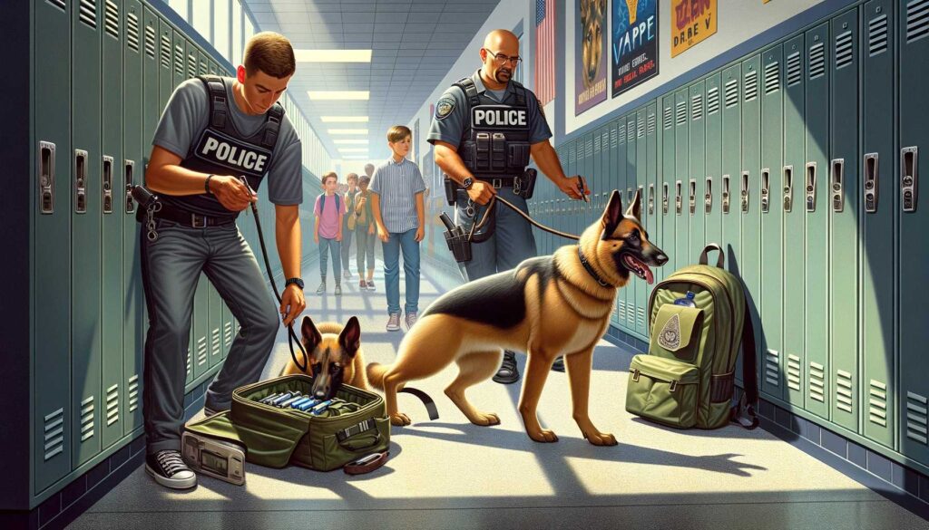 can k9 dogs smell vapes