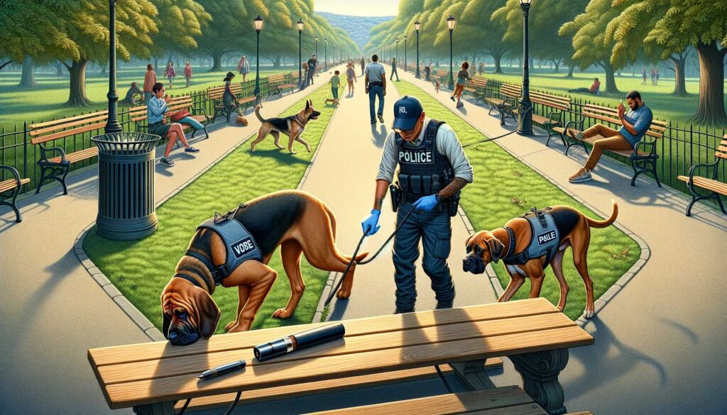 can police dogs smell vapes