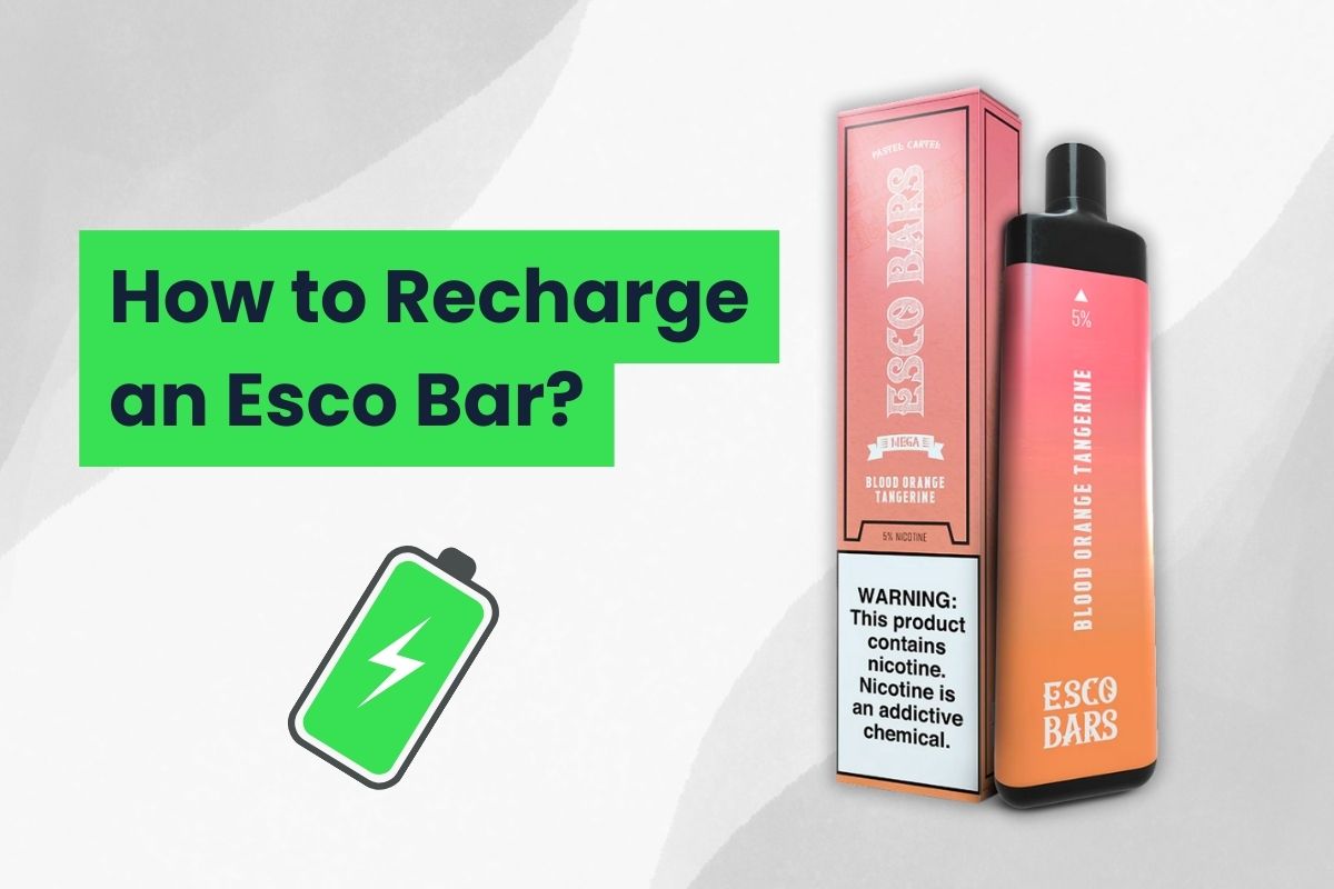 how to recharge an esco bar