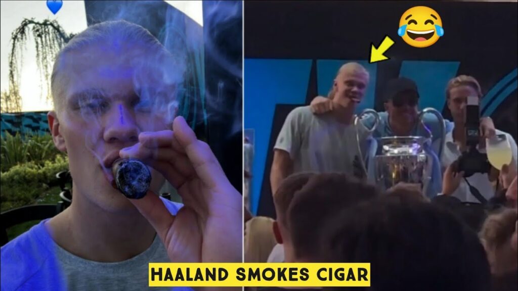 does erling haaland vape